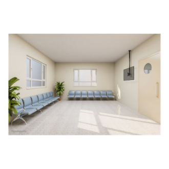 Neomounts CL35-340BL12 Monitor/TV mount Ceiling | Adjustable Height, Rotate, Tilt, Swivel | 23-42 Neomounts CL35-340BL12 Monitor/TV mount Ceiling | Adjustable Height, Rotate, Tilt, Swivel | 23-42