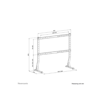Neomounts Desk Mount | DS45-430BL18 TV stand | Adjustable Height | 45-90 Neomounts Desk Mount | DS45-430BL18 TV stand | Adjustable Height | 45-90