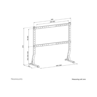 Neomounts Desk Mount | DS45-430BL18 TV stand | Adjustable Height | 45-90 Neomounts Desk Mount | DS45-430BL18 TV stand | Adjustable Height | 45-90