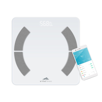 ETA Personal Scale | ETA277990000 Vital Fitness | Maximum weight (capacity) 180 kg | Accuracy 100 g | Body Mass Index (BMI) meas ETA Personal Scale | ETA277990000 Vital Fitness | Maximum weight (capacity) 180 kg | Accuracy 100 g | Body Mass Index (BMI) meas