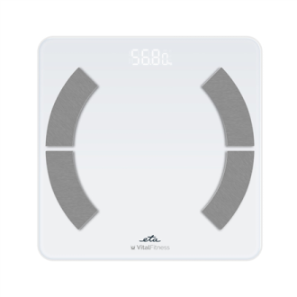 ETA Personal Scale | ETA277990000 Vital Fitness | Maximum weight (capacity) 180 kg | Accuracy 100 g | Body Mass Index (BMI) meas ETA Personal Scale | ETA277990000 Vital Fitness | Maximum weight (capacity) 180 kg | Accuracy 100 g | Body Mass Index (BMI) meas