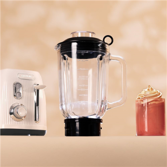 Blender | Power Black Titanium RetroBeige | Cecotec Tabletop | 1200 W | Jar capacity 1.5 L | Jar material Glass | Beige Blender | Power Black Titanium RetroBeige | Cecotec Tabletop | 1200 W | Jar capacity 1.5 L | Jar material Glass | Beige