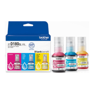 Brother BTD180CL | Ink refill | Yellow, Cyan, Magenta Brother BTD180CL | Ink refill | Yellow, Cyan, Magenta