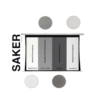 Elite Screens Electric Projection Screen, White | SKT150XHW2 | Diagonal 150 Elite Screens Electric Projection Screen, White | SKT150XHW2 | Diagonal 150