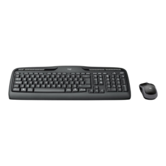 Logitech MK330 | Keyboard and Mouse Set | Wireless | Mouse included | US International | Black Logitech MK330 | Keyboard and Mouse Set | Wireless | Mouse included | US International | Black