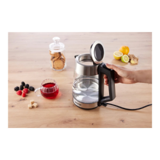 Gorenje | K17OGS | Kettle | Electric | 1.7 L | 2200 W | 360 rotational base | Stainless steel/Glass | Stainless steel Gorenje | K17OGS | Kettle | Electric | 1.7 L | 2200 W | 360 rotational base | Stainless steel/Glass | Stainless steel