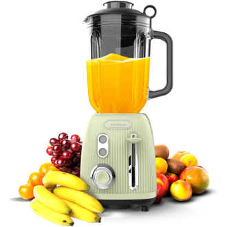 Cecotec Blender | Power Black Titanium RetroGreen | Tabletop | 1200 W | Jar capacity 1.5 L | Jar material Glass | Green Cecotec Blender | Power Black Titanium RetroGreen | Tabletop | 1200 W | Jar capacity 1.5 L | Jar material Glass | Green