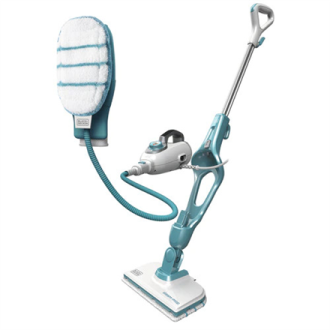BLACK & DECKER 9in1 Steam cleaner | FSMH1351SM-QS | Power 1300 W | Water tank capacity 0.5 L | Teal/White BLACK & DECKER 9in1 Steam cleaner | FSMH1351SM-QS | Power 1300 W | Water tank capacity 0.5 L | Teal/White