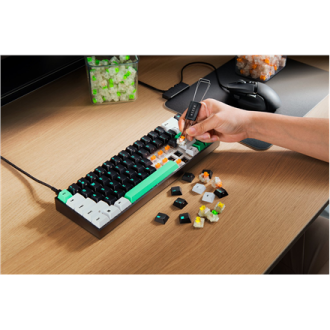 Razer | Reclusa X Mini 65% | Mechanical Gaming Keyboard | Wired | US | Razer Mechanical Switches Gen-3 (Tactile) | Black Razer | Reclusa X Mini 65% | Mechanical Gaming Keyboard | Wired | US | Razer Mechanical Switches Gen-3 (Tactile) | Black