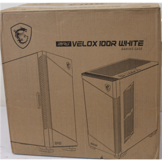 SALE OUT. MSI MPG VELOX 100R White PC Case, Mid-Tower, USB 3.2, Audio-out, Mic-in | MSI PC Case | MPG VELOX 100R WHITE | Mid-Tow SALE OUT. MSI MPG VELOX 100R White PC Case, Mid-Tower, USB 3.2, Audio-out, Mic-in | MSI PC Case | MPG VELOX 100R WHITE | Mid-Tow