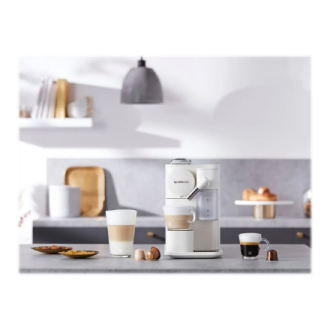 Delonghi | Coffee Machine | EN510.W Lattissima One | Pump pressure 19 bar | Built-in milk frother | Automatic | 1450 W | White Delonghi | Coffee Machine | EN510.W Lattissima One | Pump pressure 19 bar | Built-in milk frother | Automatic | 1450 W | White
