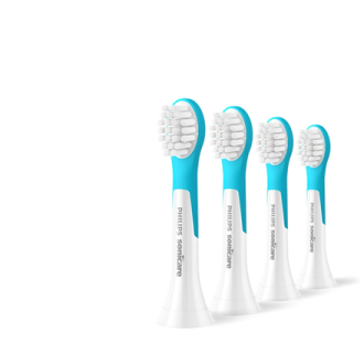Philips | Toothbrush Heads | HX6034/90 Sonicare For Kids3+ | Heads | For children | Number of brush heads included 4 | White/Blu Philips | Toothbrush Heads | HX6034/90 Sonicare For Kids3+ | Heads | For children | Number of brush heads included 4 | White/Blu