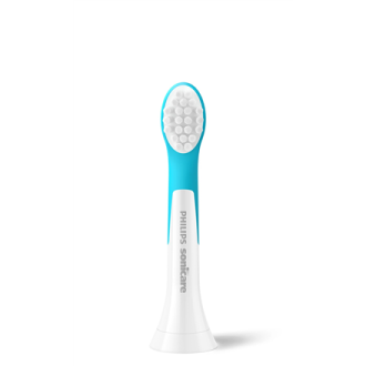 Philips | Toothbrush Heads | HX6034/90 Sonicare For Kids3+ | Heads | For children | Number of brush heads included 4 | White/Blu Philips | Toothbrush Heads | HX6034/90 Sonicare For Kids3+ | Heads | For children | Number of brush heads included 4 | White/Blu