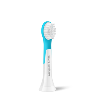 Philips | Toothbrush Heads | HX6034/90 Sonicare For Kids3+ | Heads | For children | Number of brush heads included 4 | White/Blu Philips | Toothbrush Heads | HX6034/90 Sonicare For Kids3+ | Heads | For children | Number of brush heads included 4 | White/Blu