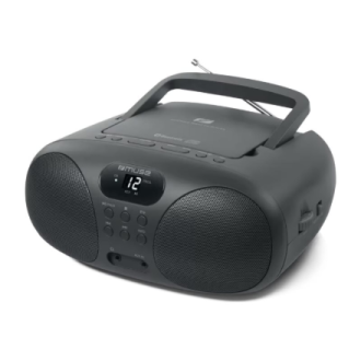 Muse Portable Radio CD Player With Bluetooth | MD-208BT | AUX in Muse Portable Radio CD Player With Bluetooth | MD-208BT | AUX in