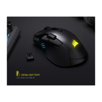 Corsair IRONCLAW SE | Gaming Mouse | Wireless/Wired | 2.4GHz, Bluetooth, USB-C | Black Corsair IRONCLAW SE | Gaming Mouse | Wireless/Wired | 2.4GHz, Bluetooth, USB-C | Black