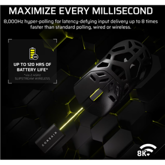 Corsair SABRE V2 PRO | Gaming Mouse | Wireless/Wired | 2.4GHz, Bluetooth, USB-C | Black Corsair SABRE V2 PRO | Gaming Mouse | Wireless/Wired | 2.4GHz, Bluetooth, USB-C | Black