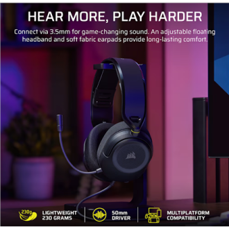 Corsair Gaming Headset | HS35 v3 | Wired | Microphone | Carbon Corsair Gaming Headset | HS35 v3 | Wired | Microphone | Carbon