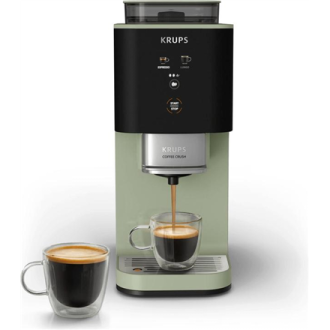 Krups Coffee Maker | SA401LE0 Crush | Pump pressure 15 bar | Automatic | Black/Green | 1370 W Krups Coffee Maker | SA401LE0 Crush | Pump pressure 15 bar | Automatic | Black/Green | 1370 W
