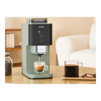 Krups Coffee Maker | SA401LE0 Crush | Pump pressure 15 bar | Automatic | Black/Green | 1370 W Krups Coffee Maker | SA401LE0 Crush | Pump pressure 15 bar | Automatic | Black/Green | 1370 W