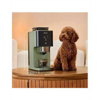 Krups Coffee Maker | SA401LE0 Crush | Pump pressure 15 bar | Automatic | Black/Green | 1370 W Krups Coffee Maker | SA401LE0 Crush | Pump pressure 15 bar | Automatic | Black/Green | 1370 W