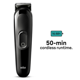 Braun Trimmer | 6-in-1 Style Kit 3 MGK3410 | Cordless | Number of length steps 13 | Black Braun Trimmer | 6-in-1 Style Kit 3 MGK3410 | Cordless | Number of length steps 13 | Black