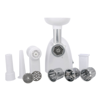 Camry | CR 4802 | White | 600-1500 W | Number of speeds 1 | Middle size sieve, mince sieve, poppy sieve, plunger, sausage filler 