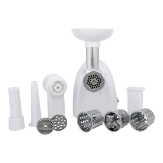 Camry | CR 4802 | White | 600-1500 W | Number of speeds 1 | Middle size sieve, mince sieve, poppy sieve, plunger, sausage filler Camry | CR 4802 | White | 600-1500 W | Number of speeds 1 | Middle size sieve, mince sieve, poppy sieve, plunger, sausage filler