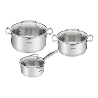 TEFAL | Cookware set | G719S674 Duetto+ | Stainless steel | Dishwasher proof | Lid included | Stainless steel
