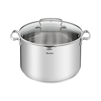 TEFAL | Pot | G7196455 Duetto+ | Stainless steel | Dishwasher proof | Lid included | Stainless steel