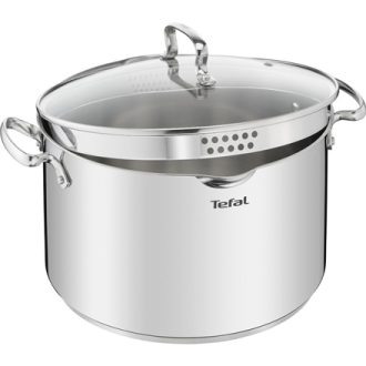 TEFAL | Pot | G7196455 Duetto+ | Stainless steel | Dishwasher proof | Lid included | Stainless steel