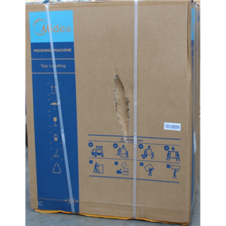 SALE OUT. Midea MF100T70BA10/W-HR Washing Machine, D, Top loading, Washing 7 kg, White | SALE OUT. | Midea Washing Machine | MF1