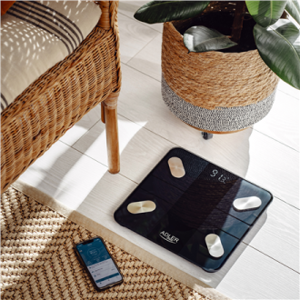 Adler | Smart Bathroom Scale | AD 8186b | Maximum weight (capacity) 180 kg | Accuracy 100 g | Body Mass Index (BMI) measuring | Adler | Smart Bathroom Scale | AD 8186b | Maximum weight (capacity) 180 kg | Accuracy 100 g | Body Mass Index (BMI) measuring |
