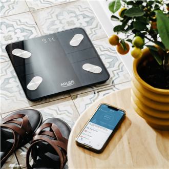 Adler | Smart Bathroom Scale | AD 8186b | Maximum weight (capacity) 180 kg | Accuracy 100 g | Body Mass Index (BMI) measuring | Adler | Smart Bathroom Scale | AD 8186b | Maximum weight (capacity) 180 kg | Accuracy 100 g | Body Mass Index (BMI) measuring |
