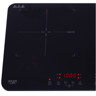 AD 6516 | Adler Cooker | Touch controls | Number of burners/cooking zones 2 | Induction | Black AD 6516 | Adler Cooker | Touch controls | Number of burners/cooking zones 2 | Induction | Black