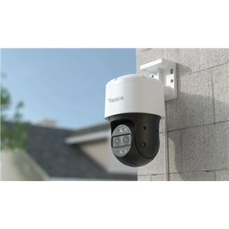 Reolink 4K Dual-Lens PoE Camera with Auto Tracking | TrackMix PoE | PTZ | 8 MP | 2.8mm/F1.6 | IP65 | H.264, H.265 | Micro SD, Ma