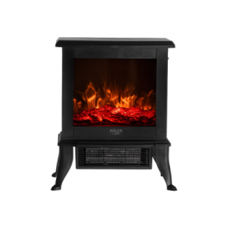 Adler Electric Fireplace | AD 7754 | Ceramic | 1800 W | Number of power levels 2 | Black Adler Electric Fireplace | AD 7754 | Ceramic | 1800 W | Number of power levels 2 | Black