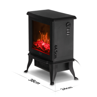 Adler Electric Fireplace | AD 7754 | Ceramic | 1800 W | Number of power levels 2 | Black Adler Electric Fireplace | AD 7754 | Ceramic | 1800 W | Number of power levels 2 | Black