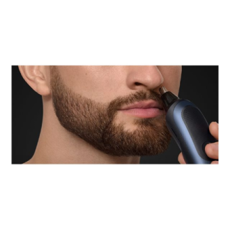 Braun Hair Trimmer | All-in-One Series 7 AIO7580 | Cordless | Wet & Dry | Number of length steps 14 | Blue/Black Braun Hair Trimmer | All-in-One Series 7 AIO7580 | Cordless | Wet & Dry | Number of length steps 14 | Blue/Black
