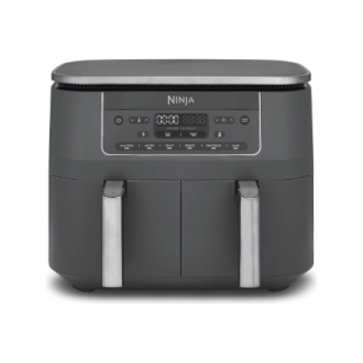 NINJA Double hot air fryer | DZ300EU | Power 2400 W | Capacity 7.6 L | Grey NINJA Double hot air fryer | DZ300EU | Power 2400 W | Capacity 7.6 L | Grey