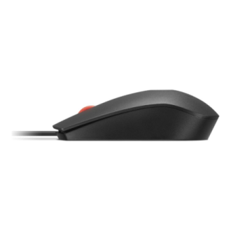 Lenovo Fingerprint Biometric USB Mouse Gen3 | Wired | USB-A | Black/Red Lenovo Fingerprint Biometric USB Mouse Gen3 | Wired | USB-A | Black/Red