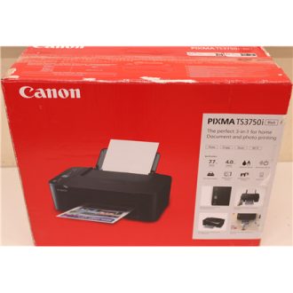 SALE OUT. Canon PIXMA TS3750I | Inkjet | Colour | Multicunction Printer | A4 | Wi-Fi | Black | UNPACKED, SCRATCHED SALE OUT. Canon PIXMA TS3750I | Inkjet | Colour | Multicunction Printer | A4 | Wi-Fi | Black | UNPACKED, SCRATCHED