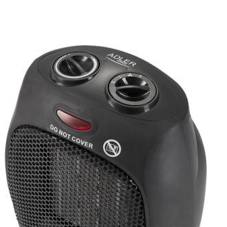 Adler | AD 7702 | Fan Heater | 1500 W | Number of power levels 2 | Black Adler | AD 7702 | Fan Heater | 1500 W | Number of power levels 2 | Black