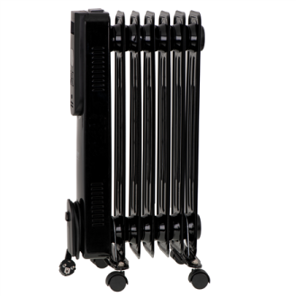 Camry | Oil-Filled Radiator with Remote Control | CR 7812 | Oil Filled Radiator | 1500 W | Number of power levels 3 | Black Camry | Oil-Filled Radiator with Remote Control | CR 7812 | Oil Filled Radiator | 1500 W | Number of power levels 3 | Black