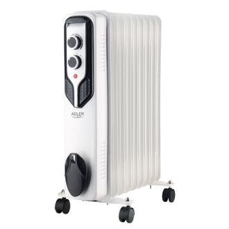 Adler | Oil-Filled Radiator | AD 7816 | Oil Filled Radiator | 2000 W | Number of power levels 3 | White Adler | Oil-Filled Radiator | AD 7816 | Oil Filled Radiator | 2000 W | Number of power levels 3 | White