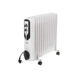 Adler | Oil-Filled Radiator | AD 7818 | Oil Filled Radiator | 2500 W | Number of power levels 3 | White Adler | Oil-Filled Radiator | AD 7818 | Oil Filled Radiator | 2500 W | Number of power levels 3 | White