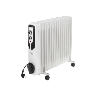 Adler | Oil-Filled Radiator | AD 7819 | Oil Filled Radiator | 2500 W | Number of power levels 3 | White Adler | Oil-Filled Radiator | AD 7819 | Oil Filled Radiator | 2500 W | Number of power levels 3 | White