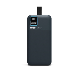 PORT CONNECT External USB-C battery integrated lamp | 30000 mAh | Blue PORT CONNECT External USB-C battery integrated lamp | 30000 mAh | Blue