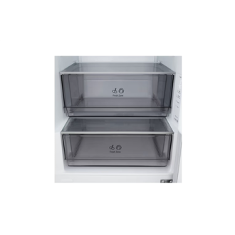 LG Refrigerator | GBBSJ10ESW | Energy efficiency class E | Free standing | Combi | Height 186 cm | Fridge net capacity 220 L | F