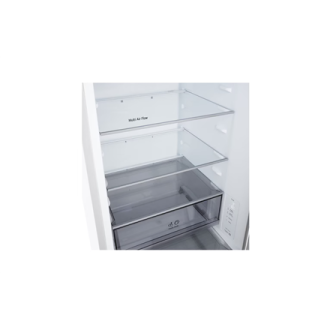 LG Refrigerator | GBBSJ10ESW | Energy efficiency class E | Free standing | Combi | Height 186 cm | Fridge net capacity 220 L | F
